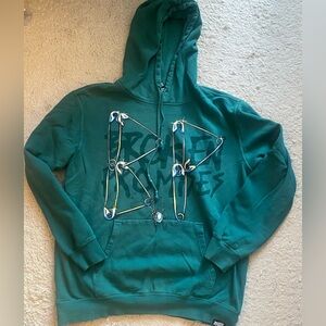 Broken promises spider paper clip hoodie